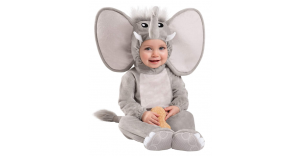 Fantasia de elefante de bebê – Baby Faux Fur Lil’ Elephant Costume