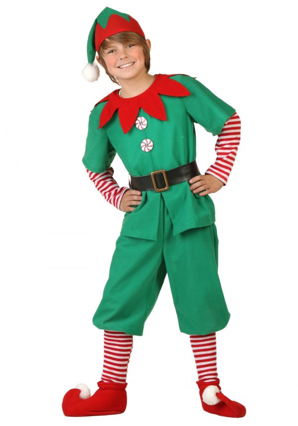 Fantasia de elfo de férias para crianças – Holiday Elf Kids Costume