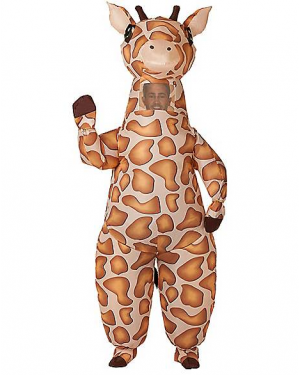 Fantasia de girafa inflável para adultos – Adult Inflatable Giraffe Costume