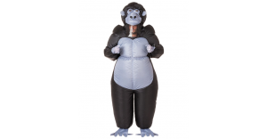Fantasia de gorila inflável adulto – Adult Inflatable Gorilla Costume