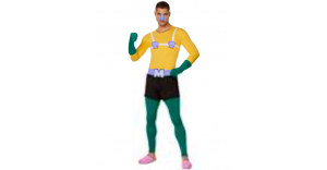 Fantasia de homem sereia adulto Bob Esponja Calça Quadrada – Adult Mermaid Man Costume – SpongeBob SquarePants