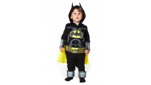 Fantasia de macacão de Batman bebê DC Comics – Baby Batman Coverall Costume – DC Comics