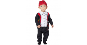Fantasia e chapéu do macacão bebê Harry Potter – Baby Harry Potter Coveralls Costume and Hat