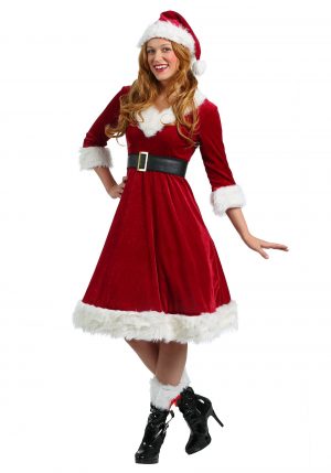 Fantasia feminina de Mamãe Noel -Womens Santa Claus Sweetie Costume