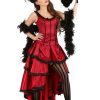 Fantasia feminina de salão sensual – Women’s Sultry Saloon Girl Costume