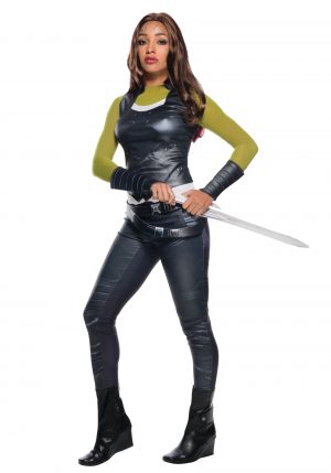 Fantasia feminino dos Guardiões da Galáxia Gamora -Guardians of the Galaxy Gamora Women’s Costume