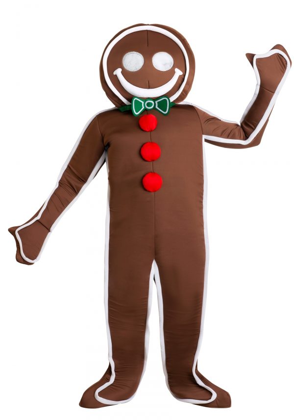 Fantasia infantil de Iced Gingerbread Man- Iced Gingerbread Man Kids Costume