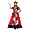 Fantasia infantil de Rainha de Copas – Kids Queen of Hearts Costume