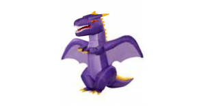Fantasia  infantil de dragão inflável  – Kids Inflatable Dragon Costume