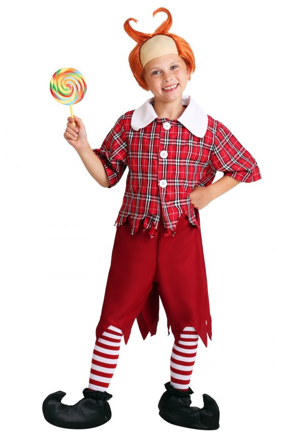 Fantasia infantil de munchkin vermelho – Child Red Munchkin Costume