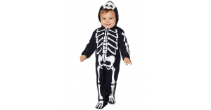 Macacão de esqueleto para crianças – Toddler Skeleton Coveralls