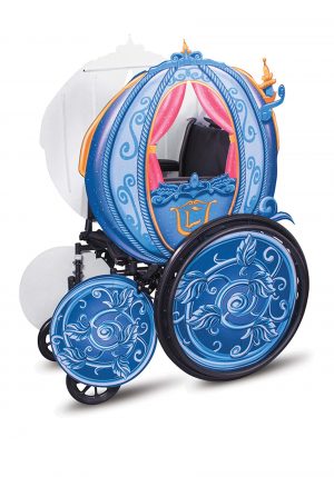 capa adaptável para cadeira de rodas de Cinderela Disney -Cinderella Disney Princess Carriage Adaptive Wheelchair Cover Costume