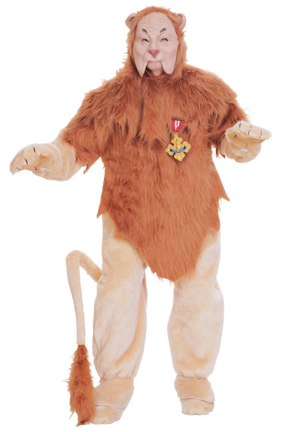 Fantasia autêntica de leão covarde Magico de Oz – Authentic Cowardly Lion Costume
