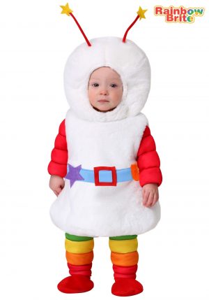 Fantasia de Sprite Rainbow Brite para criança – Toddler Rainbow Brite Sprite Costume
