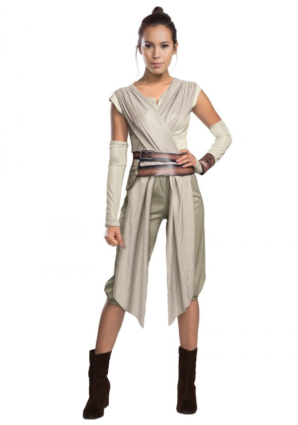 Fantasia de Star Wars The Force Awakens Rey para adultos – Adult Deluxe Star Wars The Force Awakens Rey Costume