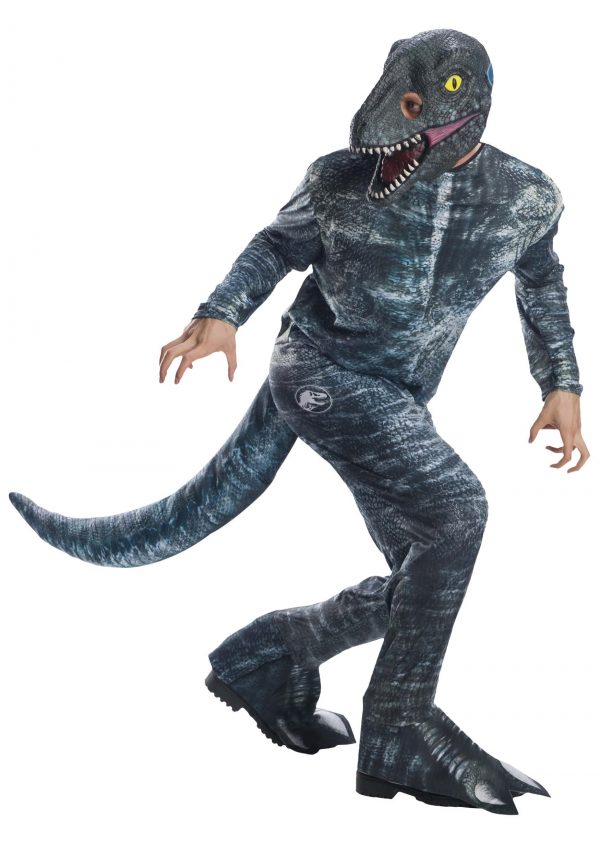 Fantasia de Velociraptor “Blue” de Jurassic World 2 para adultos – Jurassic World 2 “Blue” Velociraptor Costume for Adults