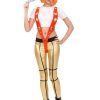 Fantasia de arnês do 5º elemento Leeloo Orange – 5th Element Leeloo Orange Harness Costume