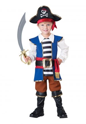 Fantasia de capitão pirata infantil – Toddler Pirate Captain Costume