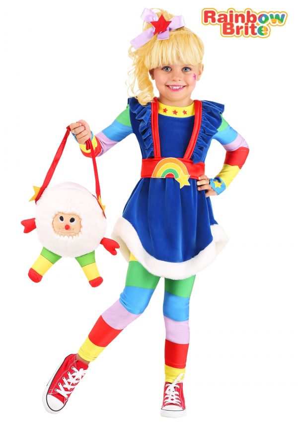 Fantasia de criança Rainbow Brite – Rainbow Brite Toddler Costume