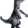 Fantasia de criança inflável de Velociraptor Jurassic World 2 – Inflatable Blue Velociraptor Jurassic World 2 Child Costume