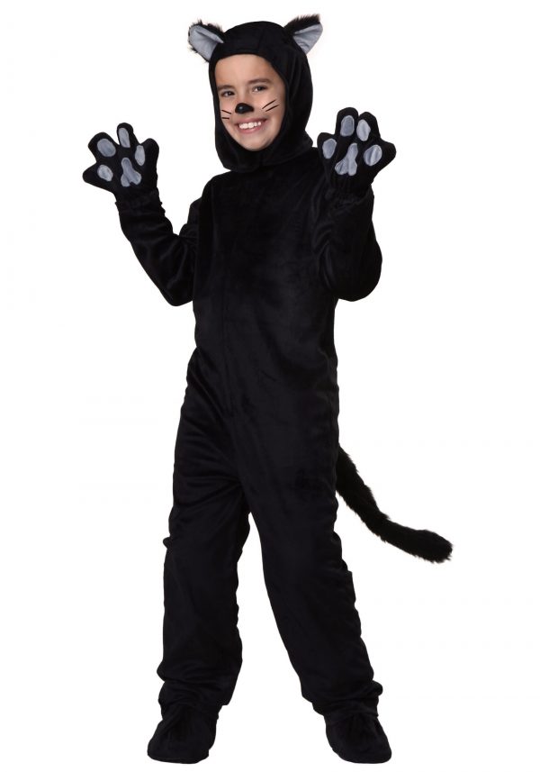 Fantasia de gato preto infantil- Kid’s Black Cat Costume