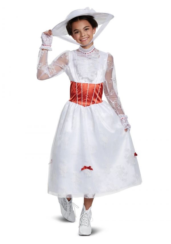 Fantasia de menina Deluxe Mary Poppins- Deluxe Mary Poppins Girl’s Costume