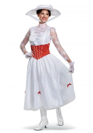 Fantasia feminina Deluxe Mary Poppins – Women’s Deluxe Mary Poppins Costume