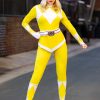 Fantasia feminino de Power Ranger Amarelo – Power Ranger Yellow Ranger Women’s Costume