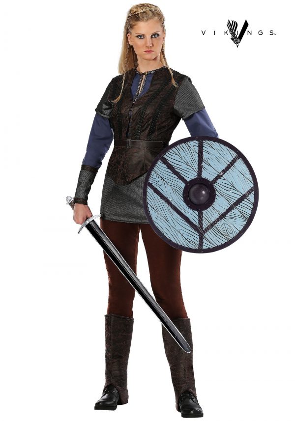 Fantasia feminino de Vikings Lagertha Lothbrok – Vikings Lagertha Lothbrok Women’s Costume