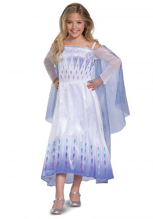 Fantasia infantil Deluxe Frozen Rainha do gelo Elsa – Deluxe Frozen Snow Queen Elsa Kids Costume