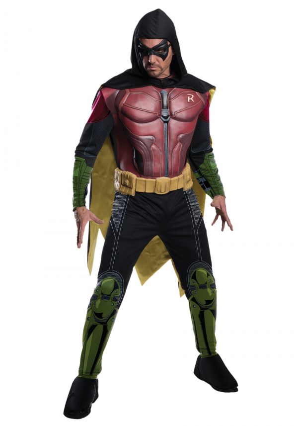 Fantasia masculino Robin Arkham Origins – Men’s Robin Arkham Origins Costume