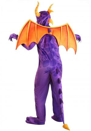 Fantasia Macacão Spyro the Dragon para adulto – Spyro the Dragon Adult Costume Jumpsuit