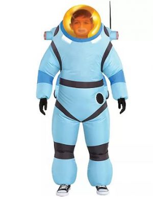 Fantasia infantil inflável Astronauta -Child Inflatable Bubble Suit Costume  Astroneer