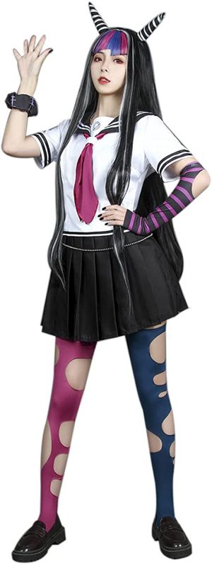 Fantasia Cosplay de uniforme de colégio Mioda Ibuki – Mioda Ibuki College Uniform Cosplay Costume