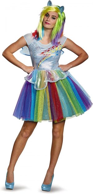 Fantasia Feminina My Little Pony Rainbow – My Little Pony Rainbow Women’s Costume