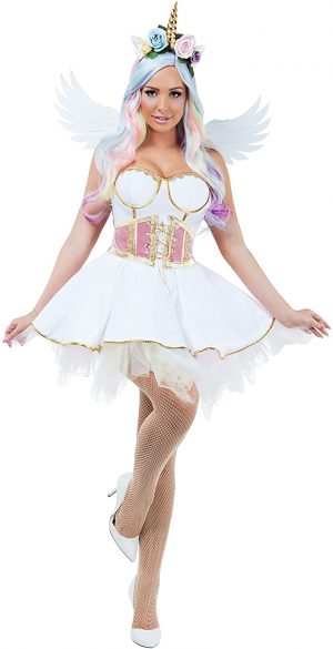 Fantasia Feminina de Pônei pastel – Pastel Pony Women’s Costume