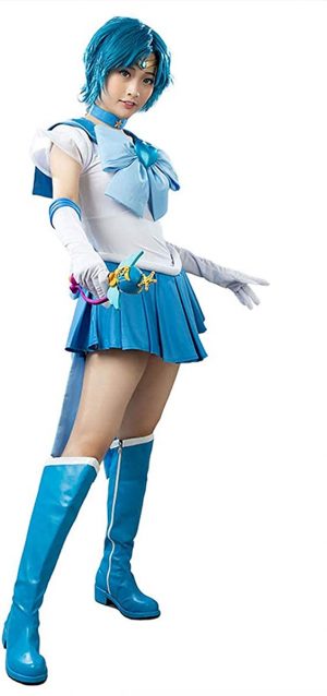 Fantasia Super S Movie Sailor Mercury Ami Mizuno Cosplay