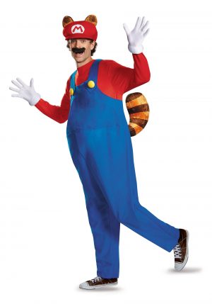 Fantasia adulto de luxo Mario Raccoon – Adult Deluxe Mario Raccoon Costume