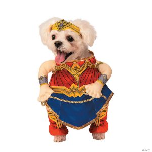 Fantasia de Cachorro da Mulher Maravilha da Liga da Justiça – Justice Leagu Wonder Woman Dog Costume