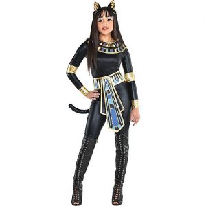 Fantasia de Deusa Egípcia para Adultos-Adult Egyptian Goddess Costume