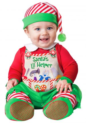 Fantasia de ajudante do Papai Noel para bebe – Santa’s Li’l Helper Costume