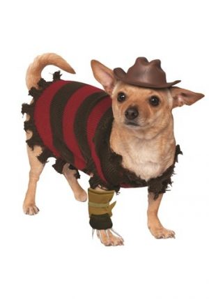 Fantasia de animal de estimação Freddy Krueger-Freddy Krueger Pet Costume