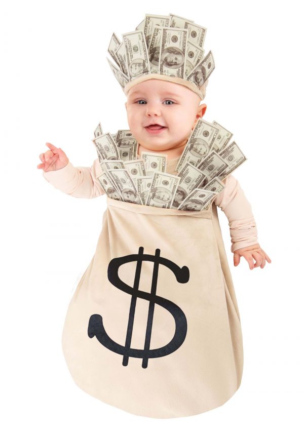 Fantasia de bebê bolsa de dinheiro – Money Bag Baby Costume