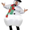 Fantasia de boneco de neve inflável para adultos- Inflatable Snowman Costume for Adults