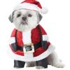 Fantasia de cachorro do papai noel – Santa Pup Dog Costume