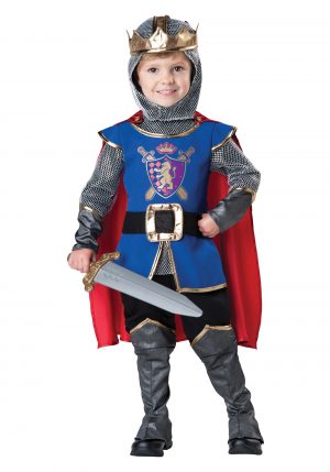 Fantasia de cavaleiro da criança real – Royal Toddler Knight Costume