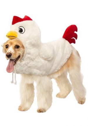 Fantasia de galinha  para cães – Clucking Chicken Costume for Dogs