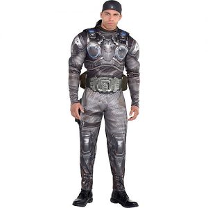 Fantasia de músculo adulto de Marcus Fenix ​​Gears of War -Adult Marcus Fenix Muscle Costume Gears of War