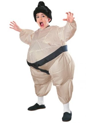 Fantasia de sumô inflável infantil – Child Inflatable Sumo Costume