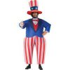 Fantasia de tio Sam inflável para adultos – Adult Inflatable Uncle Sam Costume